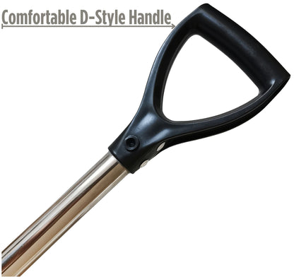 DragonXT Large & Strong Travel Stainless Steel Long Pole for Sand Scoop