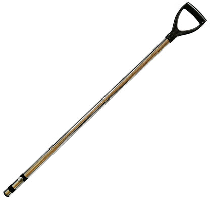 DragonXT Large & Strong Travel Stainless Steel Long Pole for Sand Scoop