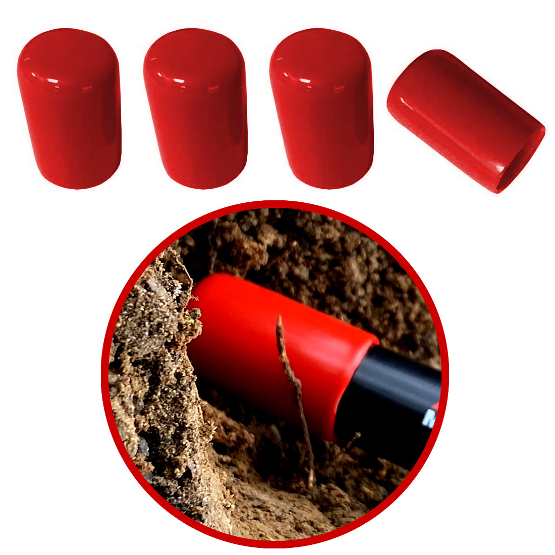 Pinpointer Tip Protectors for Minelab Pro-Find 40, 35, 20, 15