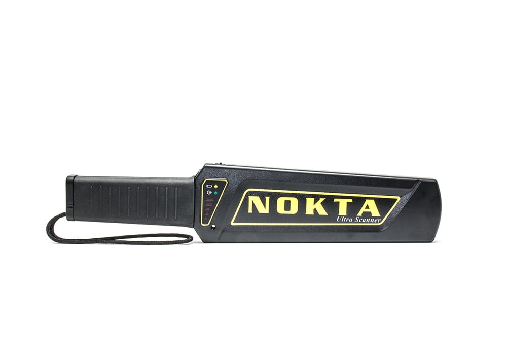 Nokta Ultra Scanner Standard Metal Detector with Belt Holster & 9V Battery