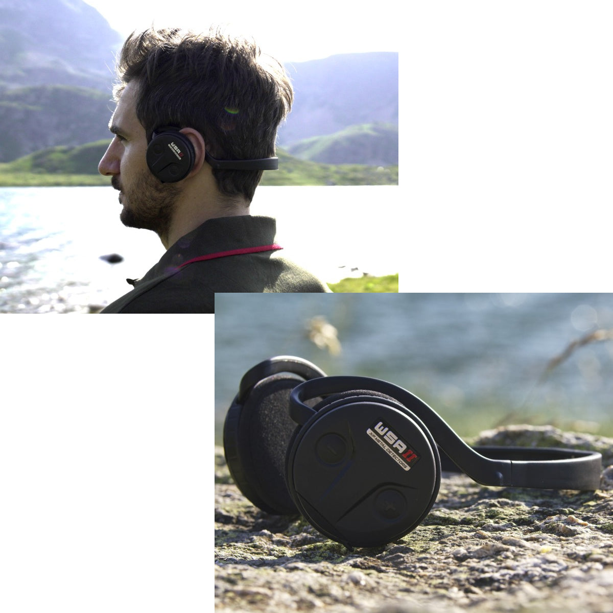 XP WSA II Wireless Headphones for Deus II Metal Detector