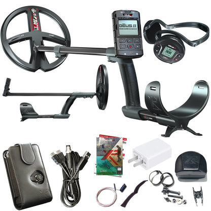 XP Deus II FMF Metal Detector with 9" Coil – Multi-Frequency Waterproof Detector